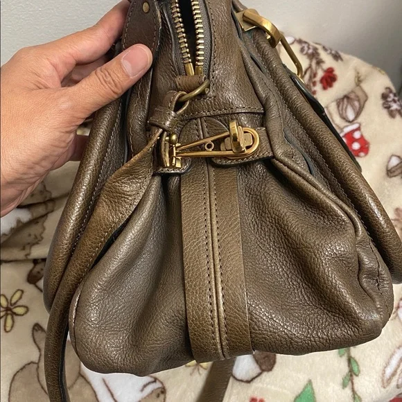 Chloe Brown Leather Shoulder Bag - Picture 8 of 17